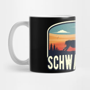 Schwarzwald Wild Hirsch Retro Schwaben Mug